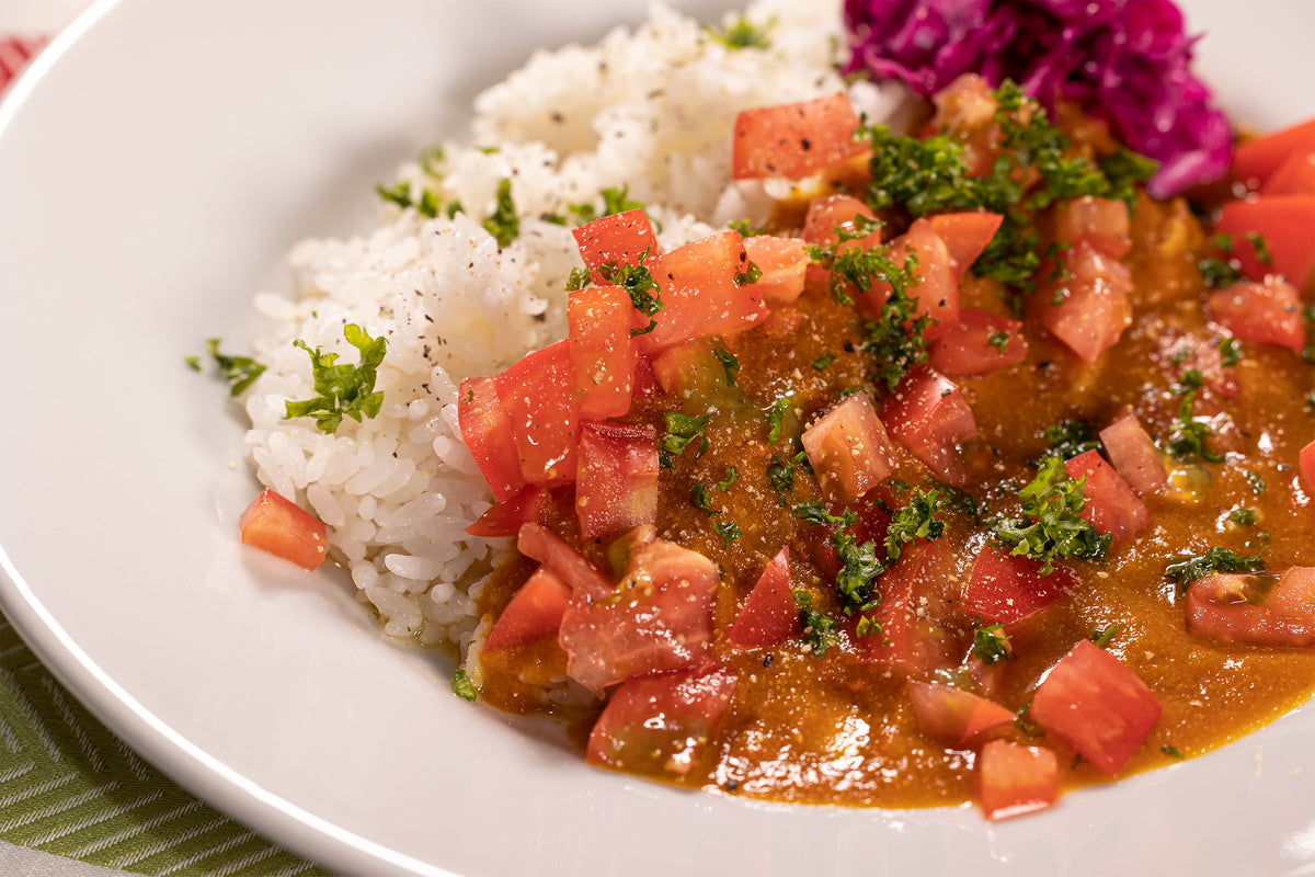 Anhydrous tomato koji curry | Yoda farm half a century of tomatoes